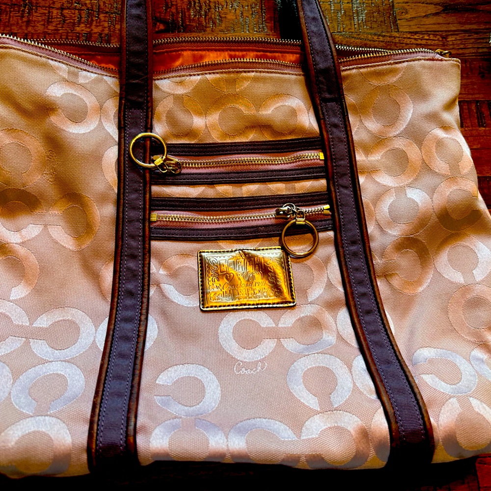 Coach light purple/lilac tote/purse/shoulder bag